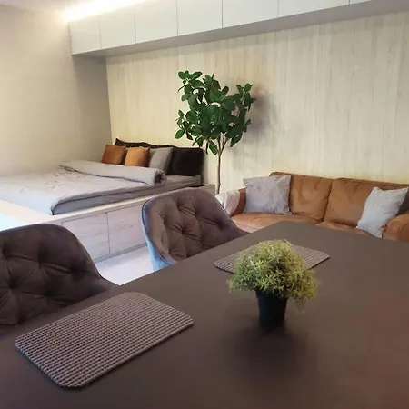Luxury Studio With A Balcony Inspired By Nature Apartmán Praha